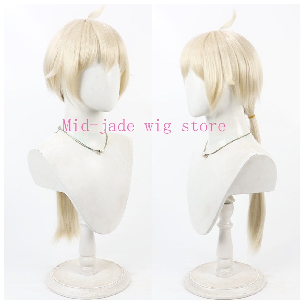 Photography Lighting Game - Cheyanne Cosplay Pruik Realistische Hoofdhuid Lichtgeel