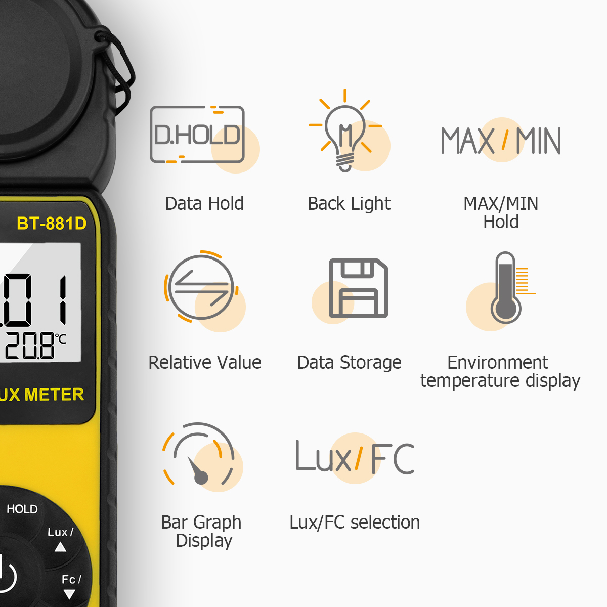 Digitale Luxmeter 400.000 Lux  - Photography Lighting Handheld recensie en prijs