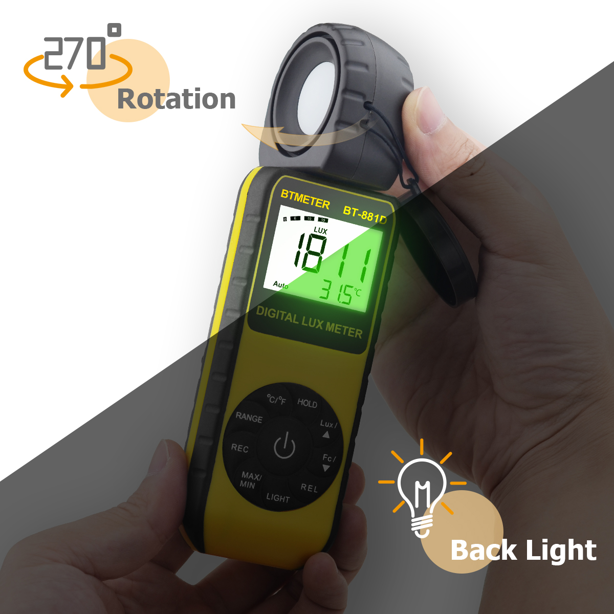 Digitale Luxmeter 400.000 Lux  - Photography Lighting Handheld recensie en prijs
