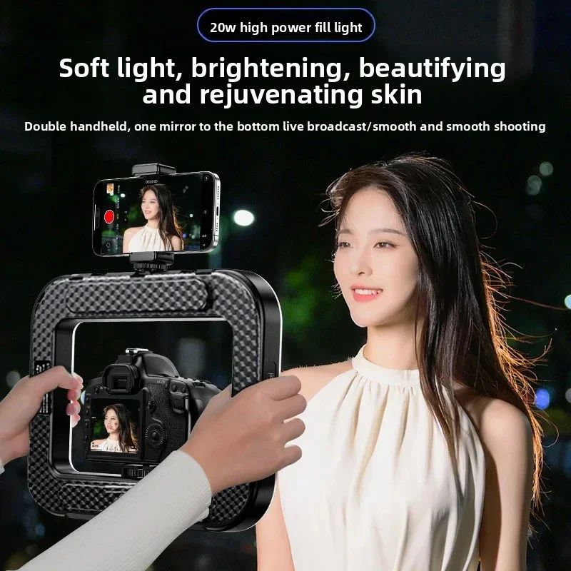Draagbare handzame ring-LED-la - Photography Lighting Handheld recensie en prijs