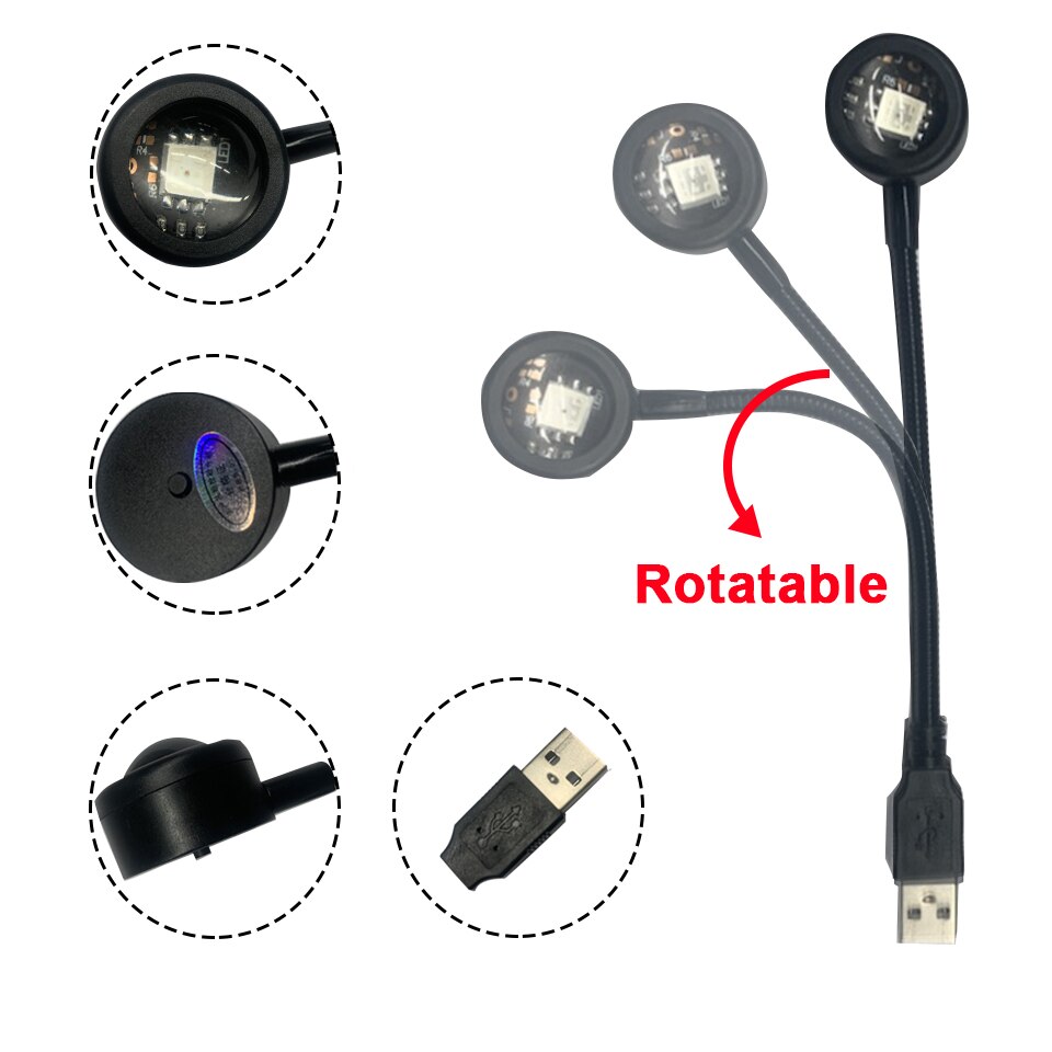 USB LED zonsondergang licht mo - Photography Mobile Lighting recensie en prijs